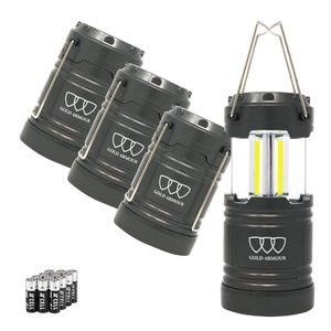 Gold Armour LED Camping Lantern, 4 Pack 500 Lumens